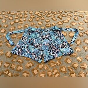 Lilly Pulitzer Tie Belted Shorts